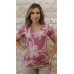 034356 - Blusa Manga Curta Ramany Estampada